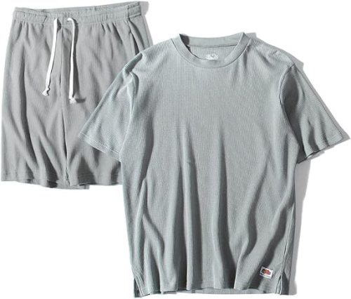 フルーツオブザルーム(FRUIT OF THE LOOM) ワッフル クルーネックルームウェア