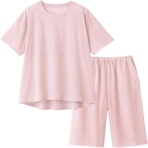 グンゼ(GUNZE) アセドロン 改質レーヨン ルームウェア 半袖5分丈パンツ