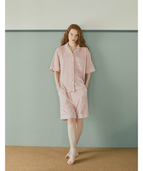 スリーピースリーピー(SLEEPY SLEEPY) COOL TOUCH ルーズパイルパジャマ 半袖ハーフパンツ