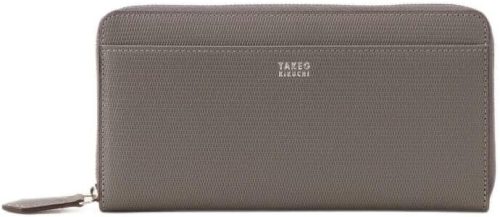 タケオキクチ(TAKEO KIKUCHI) ソフト&ナチュラル ミニメッシュ レザー ラウンドファスナー長財布