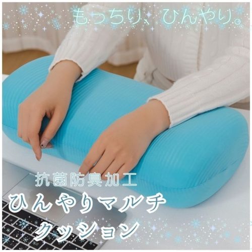 MY HOME SPACE 接触冷感淡雪生マルチクッション