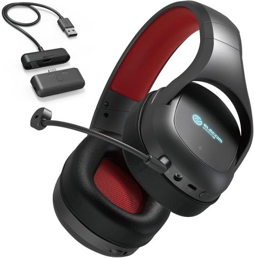 エレコム(ELECOM) 2.4GHzワイヤレスステレオゲーミングヘッドセット HS-GMW100BK