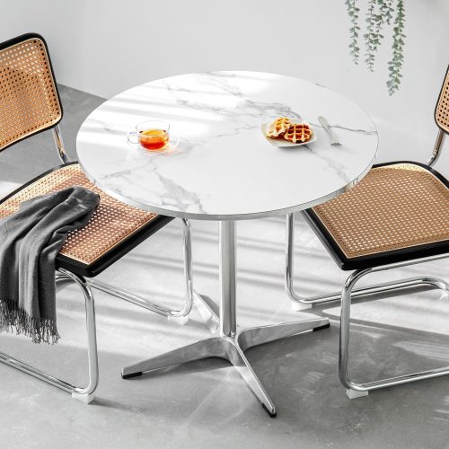 モダンデコ ラウンドダイニング 丸テーブル 2人掛け nhd04