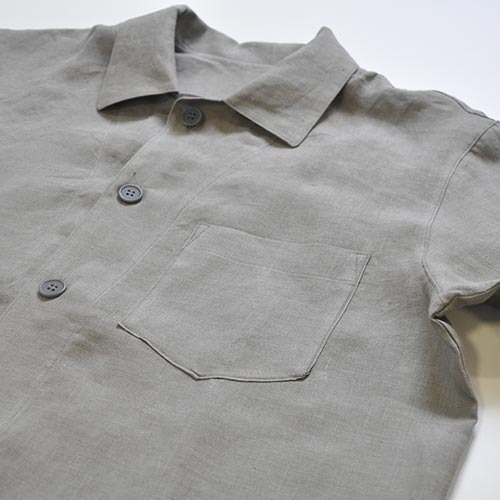 岩本繊維 メンズリネンパジャマ 上下セット フレンチリネン