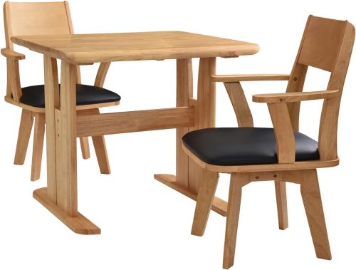 タマリビング(Tama Living) ダイニングテーブルセット ジャワ 2人用 3点セット 50004956-4962