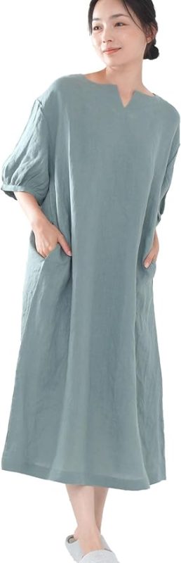 パジャマ工房 フレンチリネン100% リネン レディース