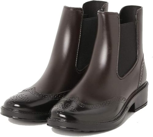 アイモハ(aimoha) オックスフォード風ショートレインブーツ