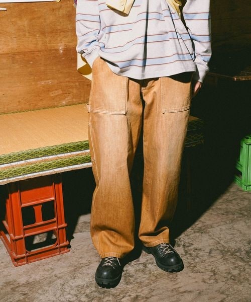 ニコアンド(niko and...) PAINTER DENIM PANTS