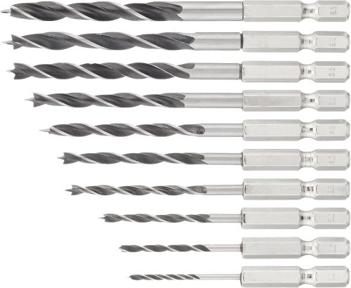 高儀(Takagi) EARTH MAN 木工・樹脂兼用 六角軸ドリル 10本組