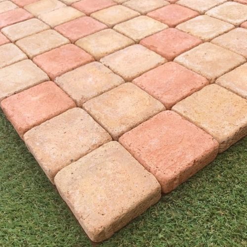 レンガ 防草シート付き 置くだけ防草マット