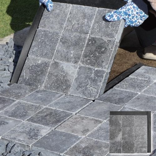 パネルラボ 防草シート大理石ブラック 防草マット