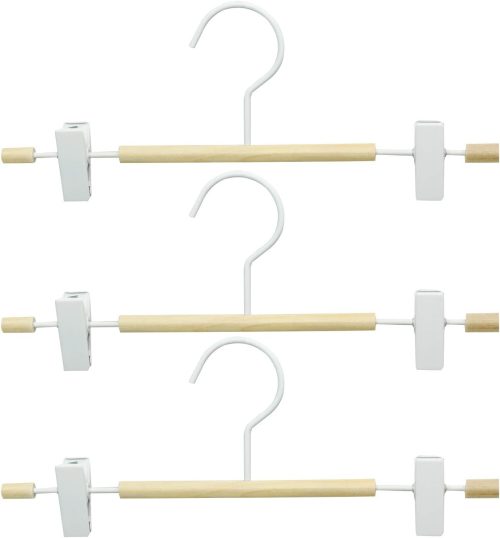 サワフジ 木製スカートハンガー AB-03-3P