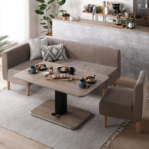 ラシク(RASIK) ダイニングソファ コーナーソファ3点セット 2574114