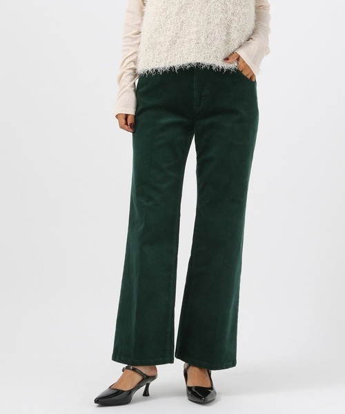 ベイフロー(BAYFLOW) ストレッチ入り!キレイ目にも着用可能 コーデュロイセミフレアパンツ