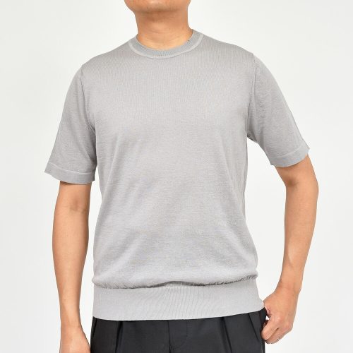 スローン(SLOANE) ポリエステル コットン 18ゲージ ウルトラ撥水 ウォッシャブル クルーネック ニット