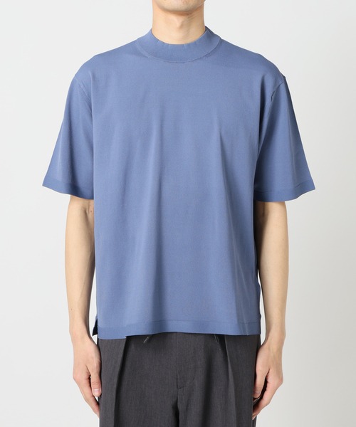 エディフィス(EDIFICE) MULTI FUNCTION モックネック ニットTシャツ