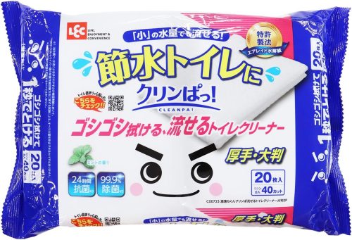 レック(LEC) クリンぱっ！ トイレクリーナー 大判 10枚 2個入