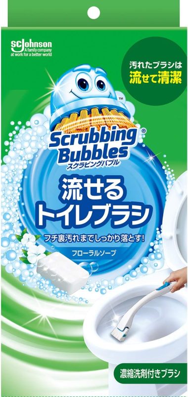 SCジョンソン(SCJohnson) スクラビングバブル 流せるトイレブラシ