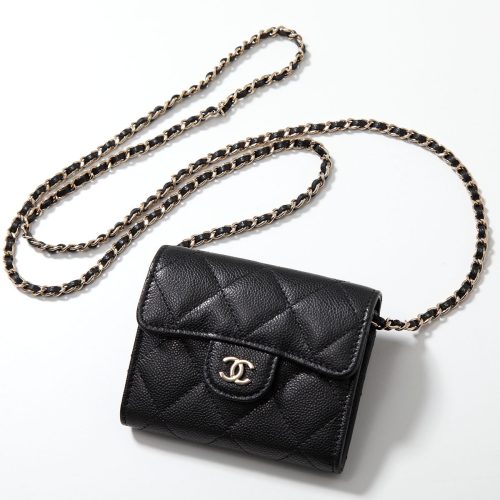 シャネル(CHANEL) ショルダーバッグ マトラッセ レディース レザー チェーンウォレット