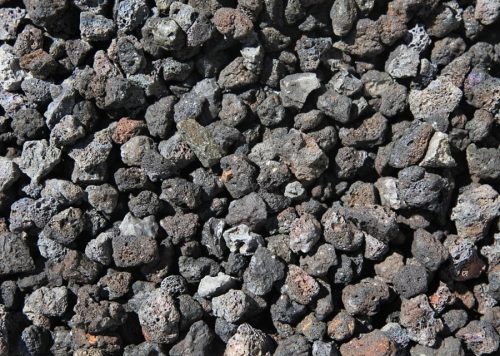 スタイルストーン 溶岩砂利 ブラックカル 約15-30mm 10kg