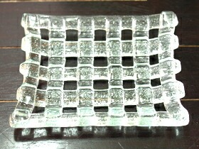 ココバリ(Cocobari) ガラス製ソープディッシュ GL0026