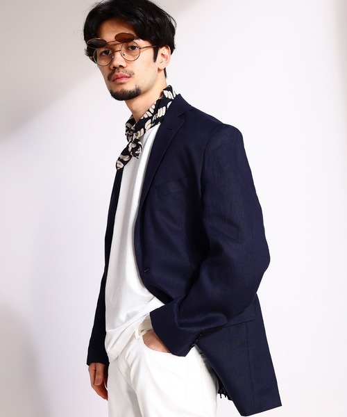 サカゼン(SAKAZEN) 麻100% サマージャケット