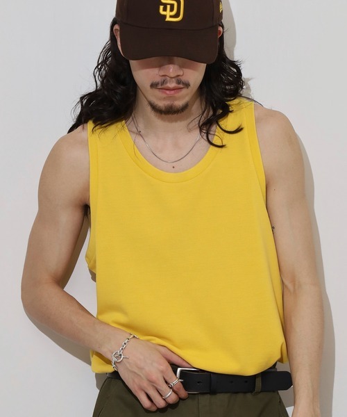 ジェーイーモーガン(JEMORGAN) T/Cカノコ ピグメントタンクトップ