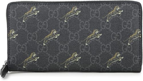 グッチ(GUCCI) GGスプリーム ラウンドジップウォレット