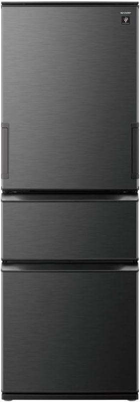 シャープ(SHARP) 幅60cm 374L 3ドア冷蔵庫 SJ-PW37P