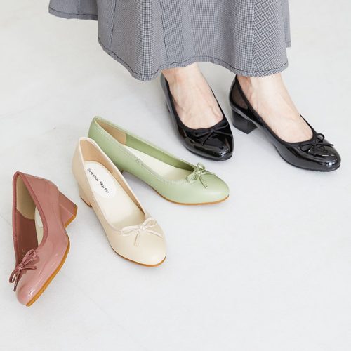 オリエンタルトラフィック(ORiental TRaffic) ラウンドトゥバレエレインパンプス