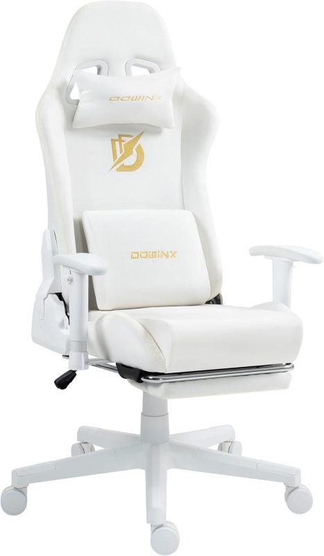 ドウインクス(Dowinx) ゲーミングチェア ファブリック オットマン付き LS-6668D