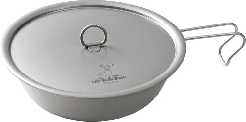 キャプテンスタッグ(CAPTAIN STAG) チタン製 フライパン17cmフタ付 UH-4510