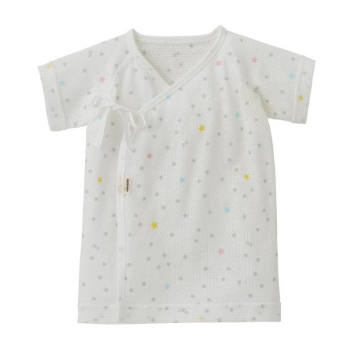 ホットビスケッツ(HOT BISCUITS) 総柄メッシュ天竺短肌着