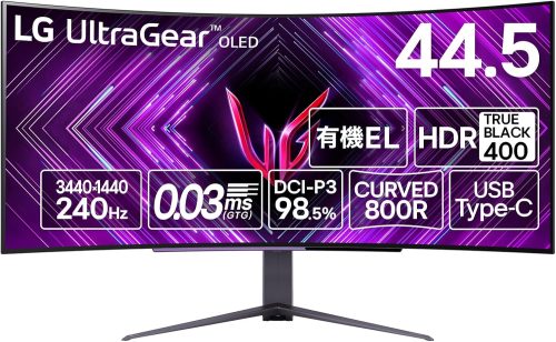 LGエレクトロニクス(LG Electronics) 44.5インチ UltraGear 45GS96QB-B