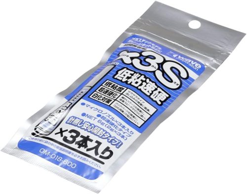 ウェーブ(Wave) 瞬間接着剤×3S 低粘速硬 OM-018