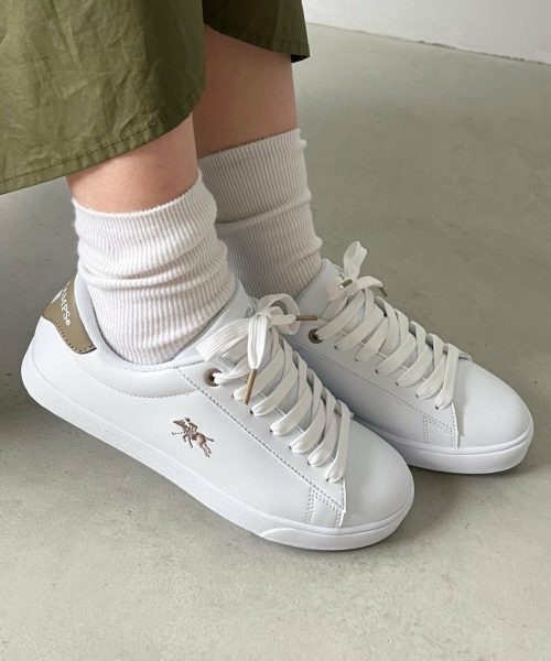 ポロチャンプス(POLO CHAMPS) 別注 ワンポイント刺繍 ローカット コートスニーカー