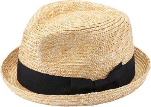 田中帽子店 Marek 麦わら 短つば中折れ