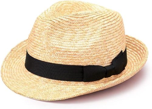 田中帽子店 Dino 麦わら ボルサリーノ型ハット