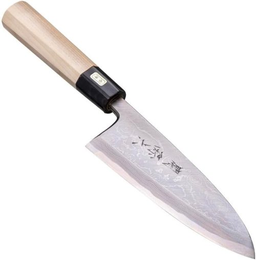 貝印 関孫六 青紙鋼ダマスカス 青紙2号 出刃 165mm AK5244