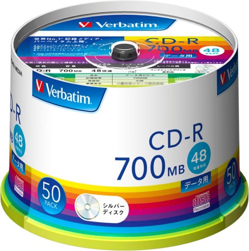 バーベイタムジャパン(Verbatim Japan) データ用 CD-R SR80FC50V1