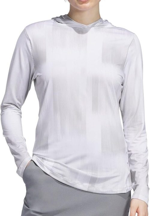 アディダス(adidas) adidas Golf UVケア付き プリント 長袖フーディー