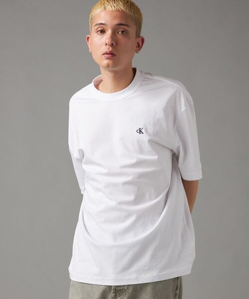 カルバンクライン(Calvin Klein) アーカイブロゴ リラックスクルーネックTシャツ