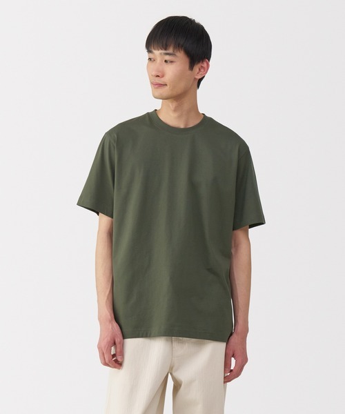 無印良品 紳士 天竺編みクルーネック半袖Tシャツ