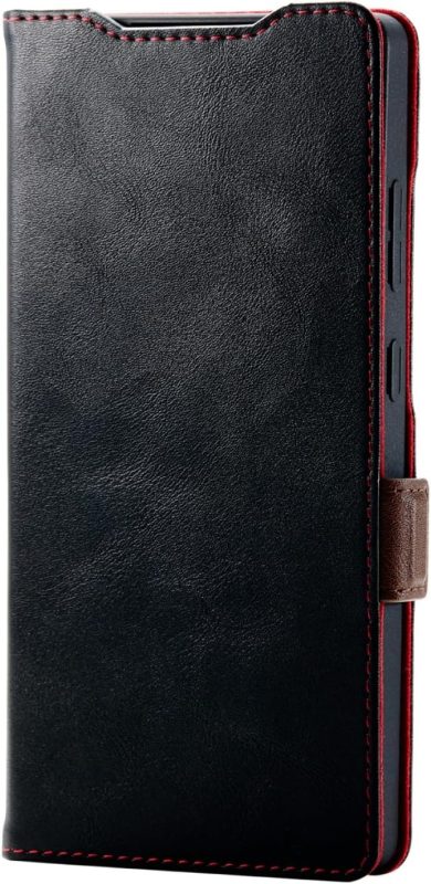 エレコム(ELECOM) Galaxy S25 Ultra ソフトレザーケース 磁石付 PM-G252PLFYBK