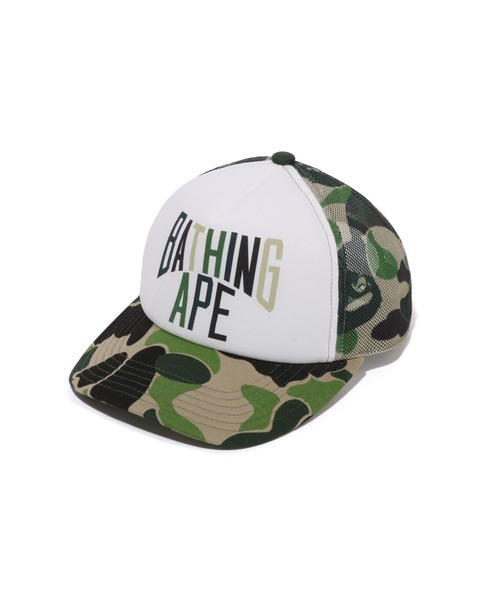 ア ベイシング エイプ(A BATHING APE) ABC CAMO NYC LOGO MESH CAP