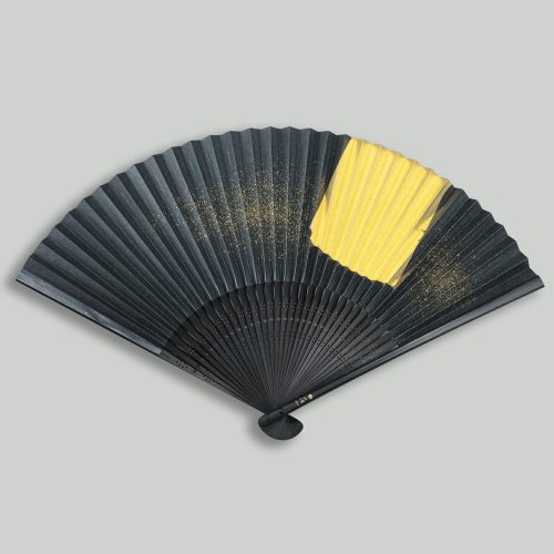 箔一(HAKUICHI) 金沢箔扇子 箔美 月夜
