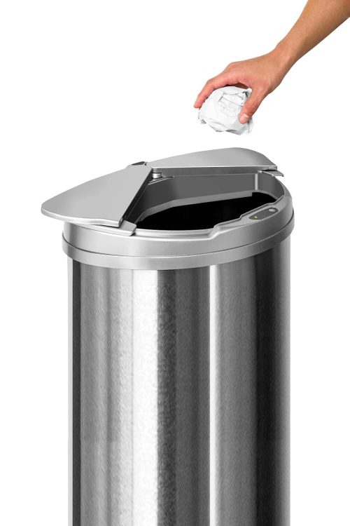 ホビナビ 自動ゴミ箱 45L 防臭 trc001-47l-sil