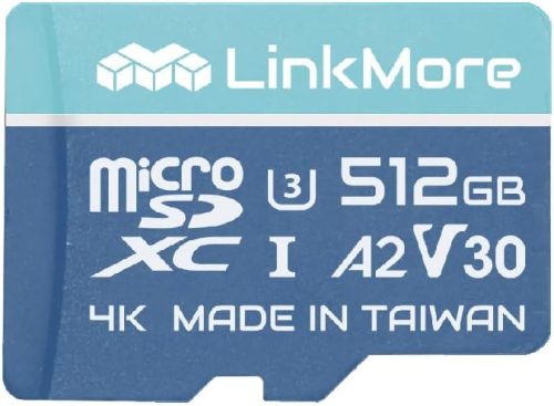LinkMore 512GB A2V30 MicroSDXCカード Gopro対応