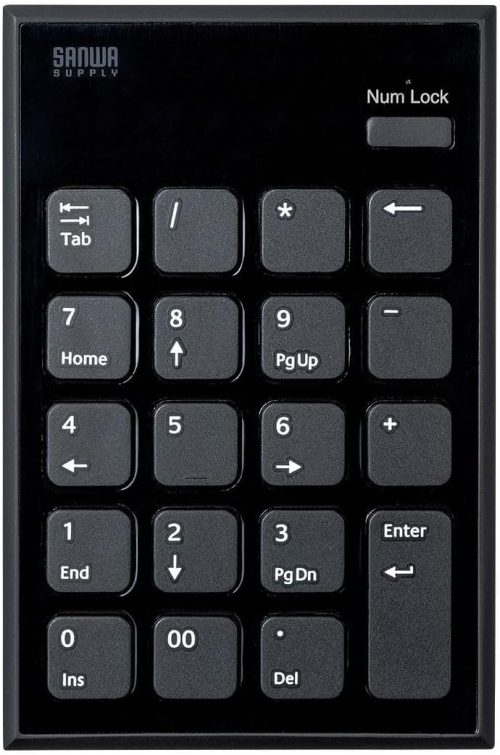 サンワサプライ(SANWA SUPPLY) 静音Bluetoothテンキー NT-BT23BK