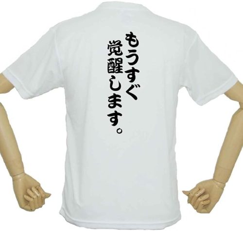 河内國製作所 もうすぐ覚醒します。Tシャツ 全6色 おもしろTシャツ